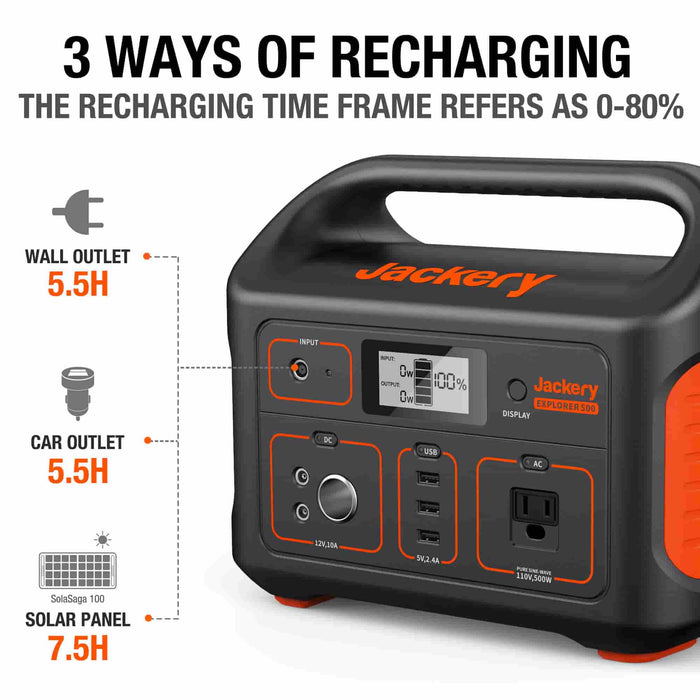 Jackery Explorer 500 Portable Power Station