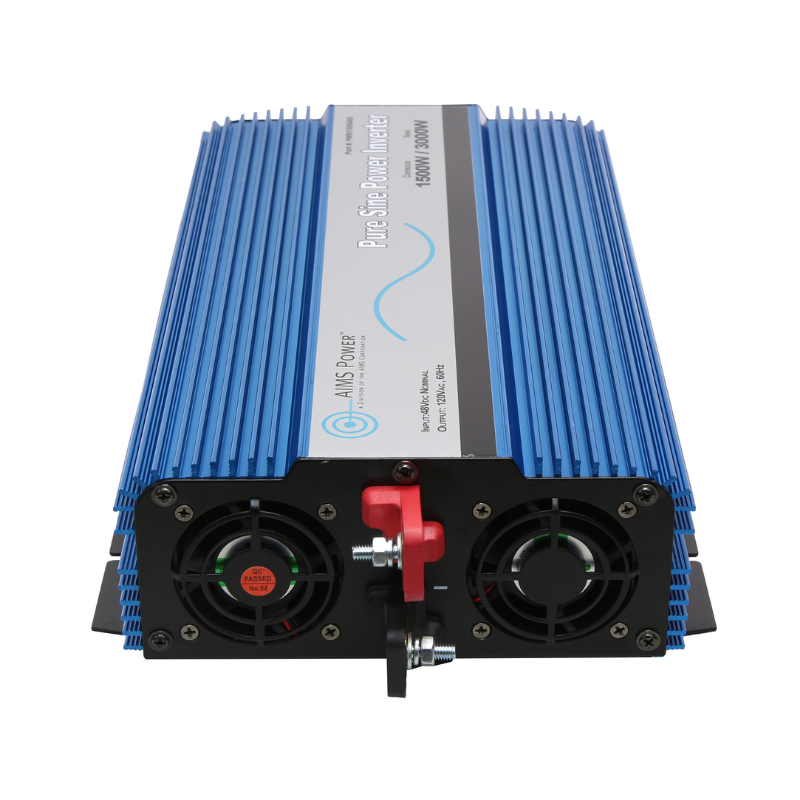 AIMS Power 1200 Watt Pure Sine Inverter with Transfer Switch 12 Volt