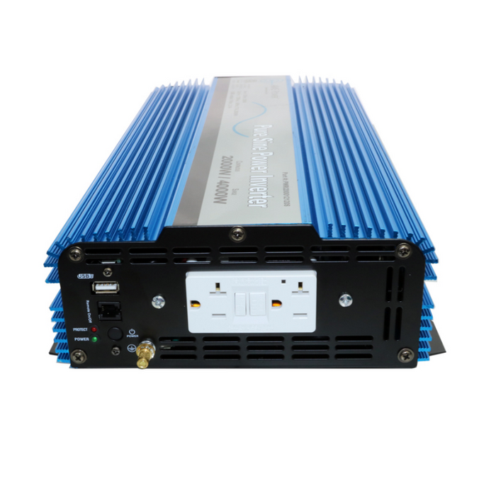 AIMS Power 2000 Watt Pure Sine Inverter 12 Volt