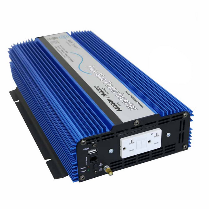 AIMS Power 2000 Watt Pure Sine Inverter 12 Volt