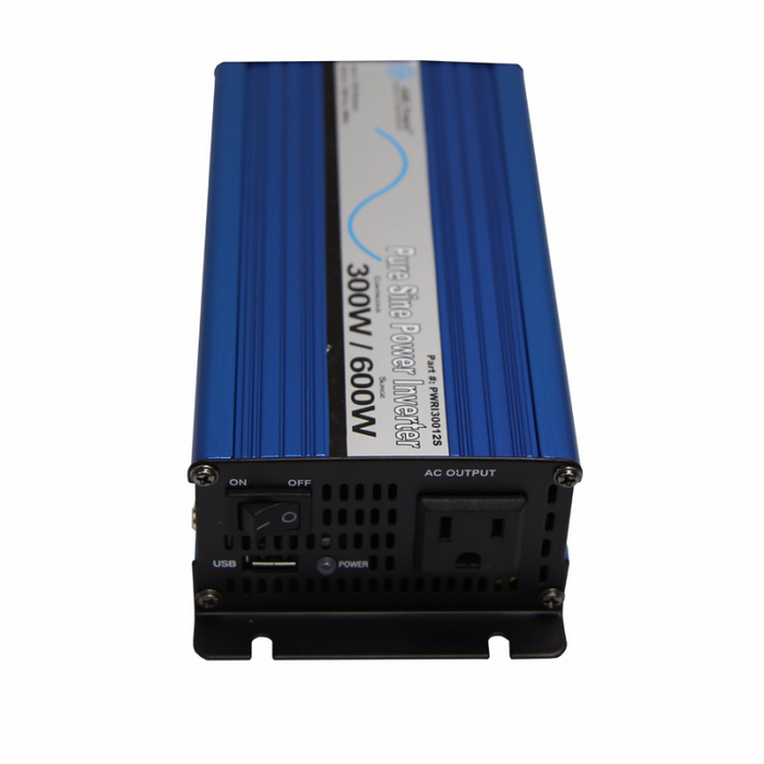 AIMS Power 300 Watt Pure Sine Inverter 12 Volt