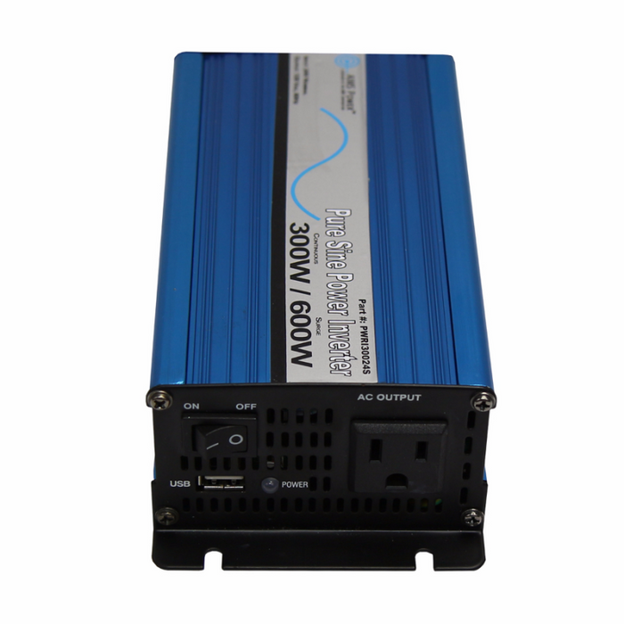 AIMS Power 300 Watt Pure Sine Inverter 24 Volt