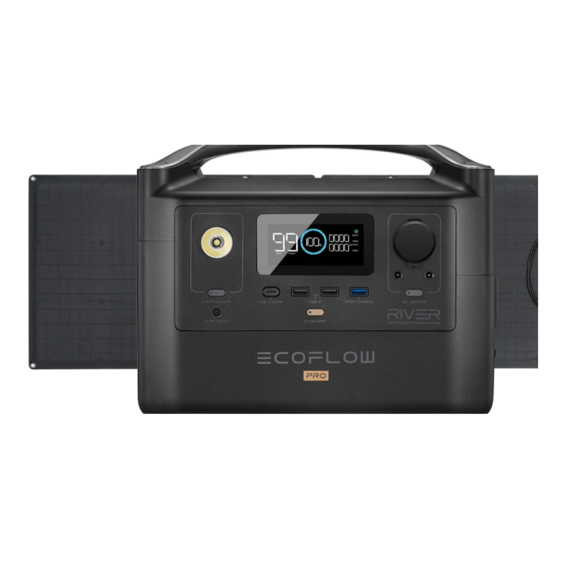 EcoFlow RIVER Pro + 1X 160W Solar Panel