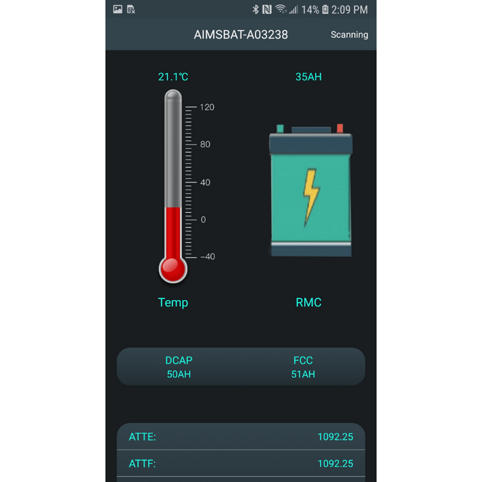 AIMS Power Lithium Battery 12V 200Ah LiFePO4 Lithium Iron Phosphate with Bluetooth Monitoring