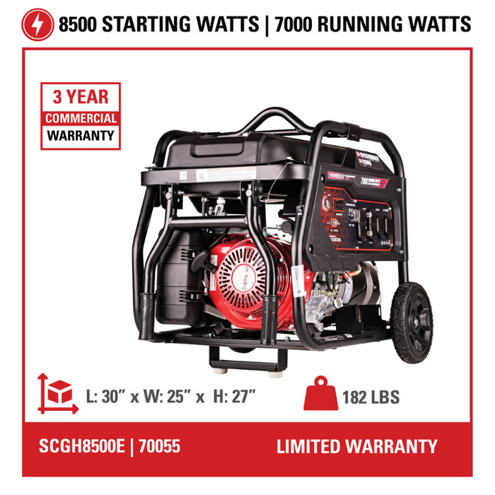 Simpson Industrial 7000-Watt Generator - SCGH8500E